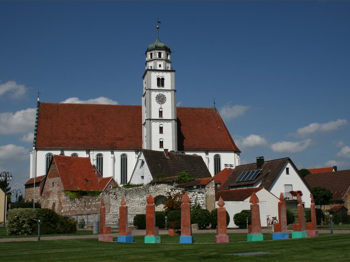 Stadtpfarrkirche St. Martin in Lauingen im Landkreis Dillingen