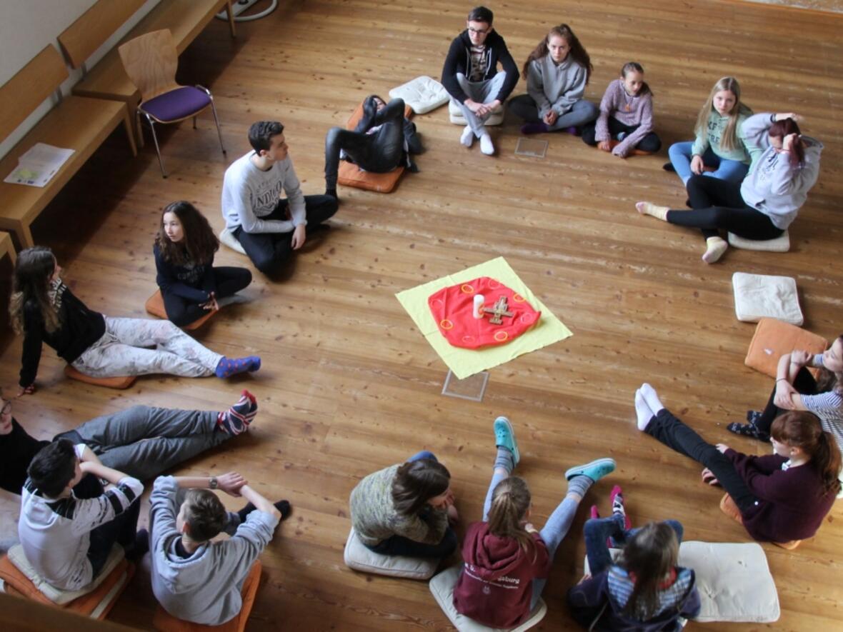 Morgenkreis beim Ministrantenwochenende