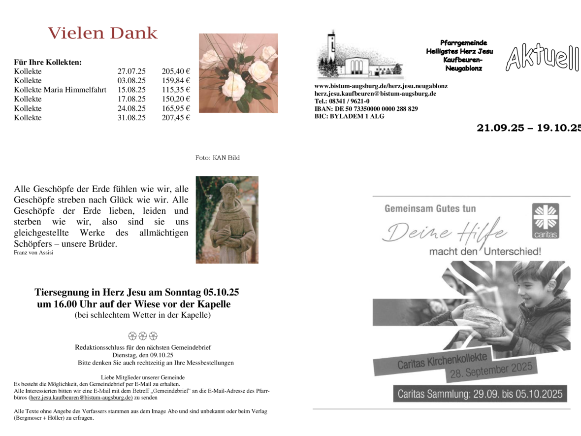 Gemeindebrief vom 21.09.-19.10.25