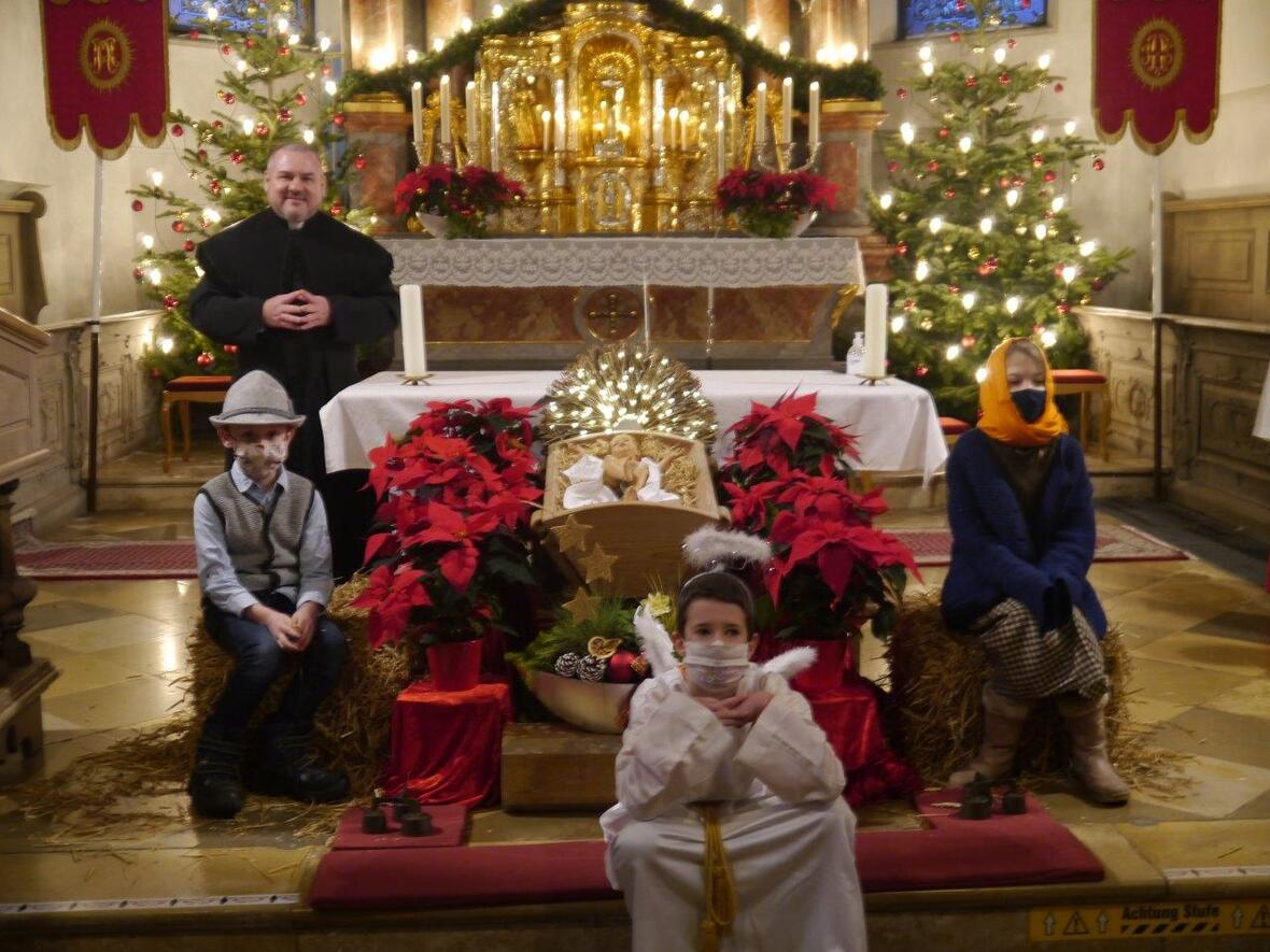 Krippenspiel Kirche St. Stephan Kissing (24.12.2020)