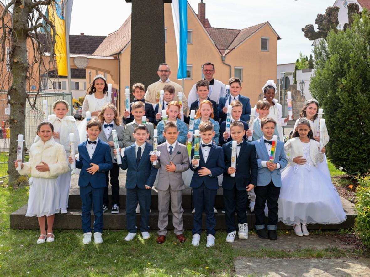Kommunionkinder der Feier vom 14. April 2024