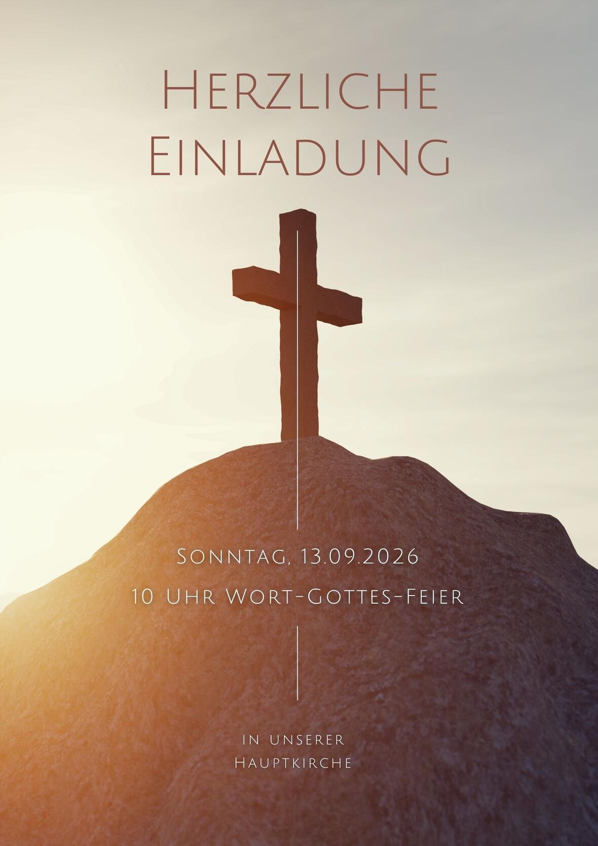 Plakat Wort Gottes Feier